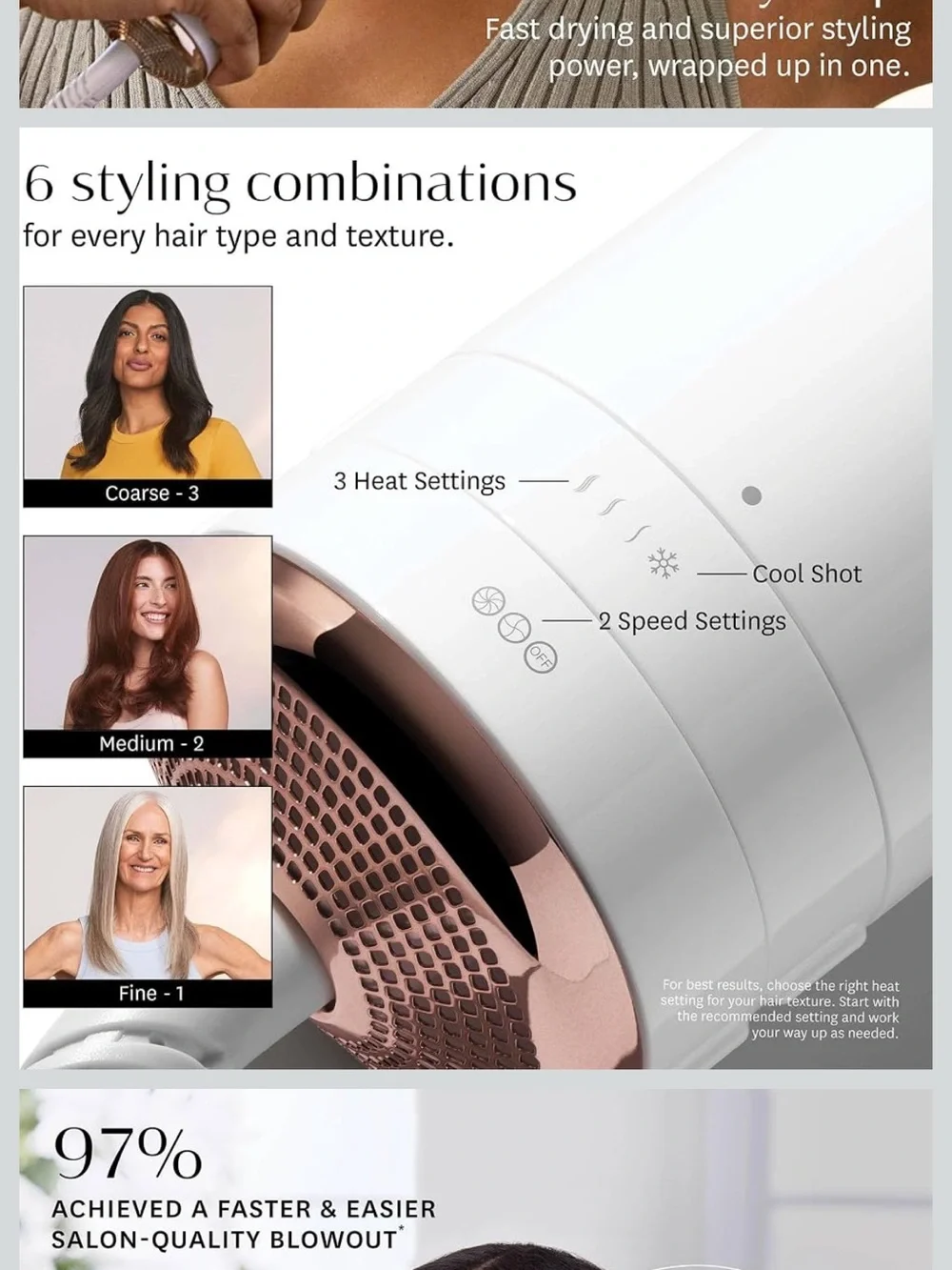T3 AireBrush One-Step Smoothing and Volumizing Hair Dryer Brush, Blow Dryer